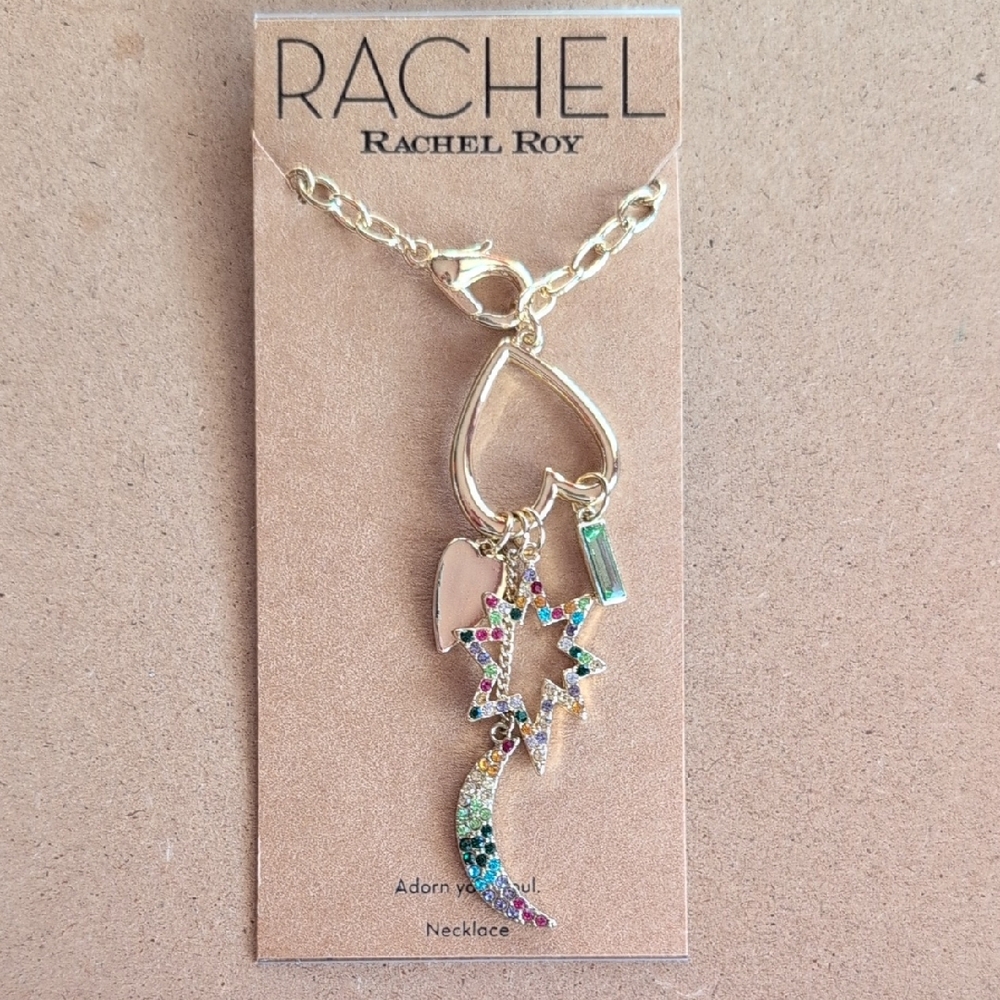 RACHEL Rachel Roy Gold Starburst Pendant Necklace